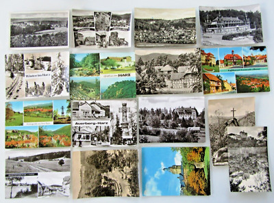 16 Postkarten DDR Region HARZ u.a. Gernrode Alexisbad Treseburg Auerberg uvm.