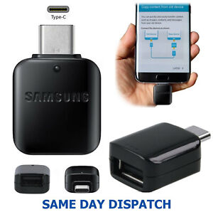 Genuine Samsung Usb Type C Data Transfer Otg Adapter For Galaxy