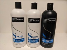 Lot of 3 TRESemme Smooth Silky Shampoo Conditioner 28 Fl Oz each