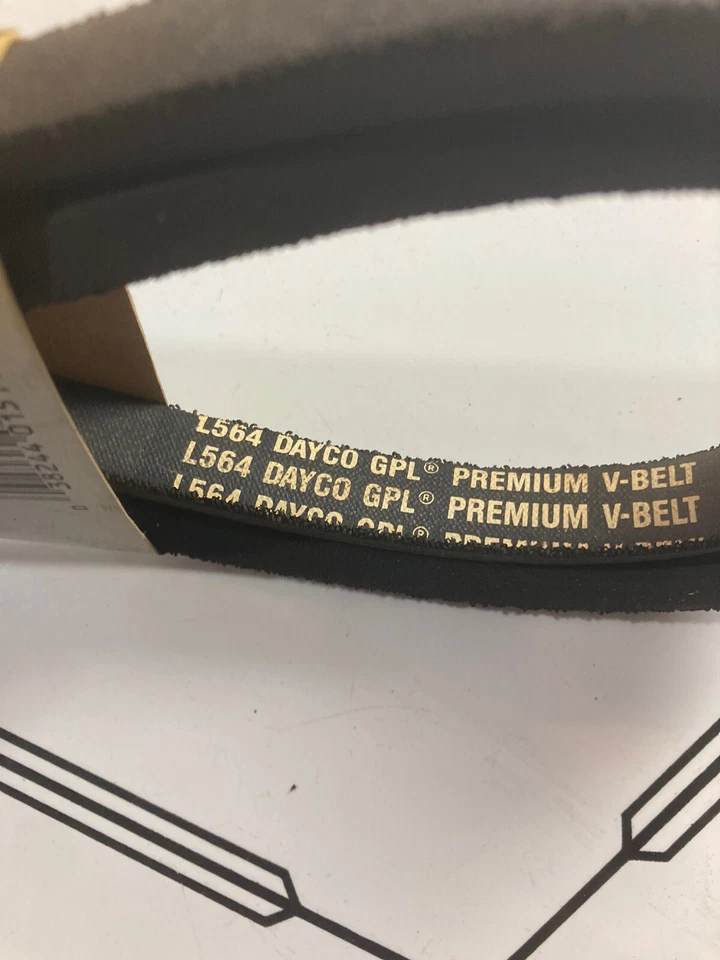DAYCO #L564 GPL PREMIUM V-BELT 16RL1625 NOS Made in the USA - Image 3 of 4