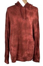 Old Navy Hoodie Sweatshirt Women Rust Size L Large Long Sleeve