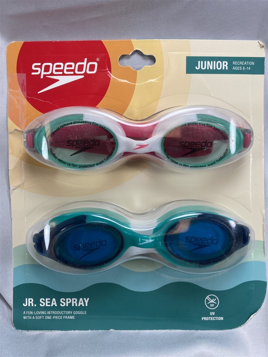 Speedo Swimming Goggles Anti Fog UV Protect Junior Sea Spray