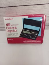 Vtg EUC RADIO SHACK EC-212 18K Memory Electronic Organizer W/ Original Box WORKS