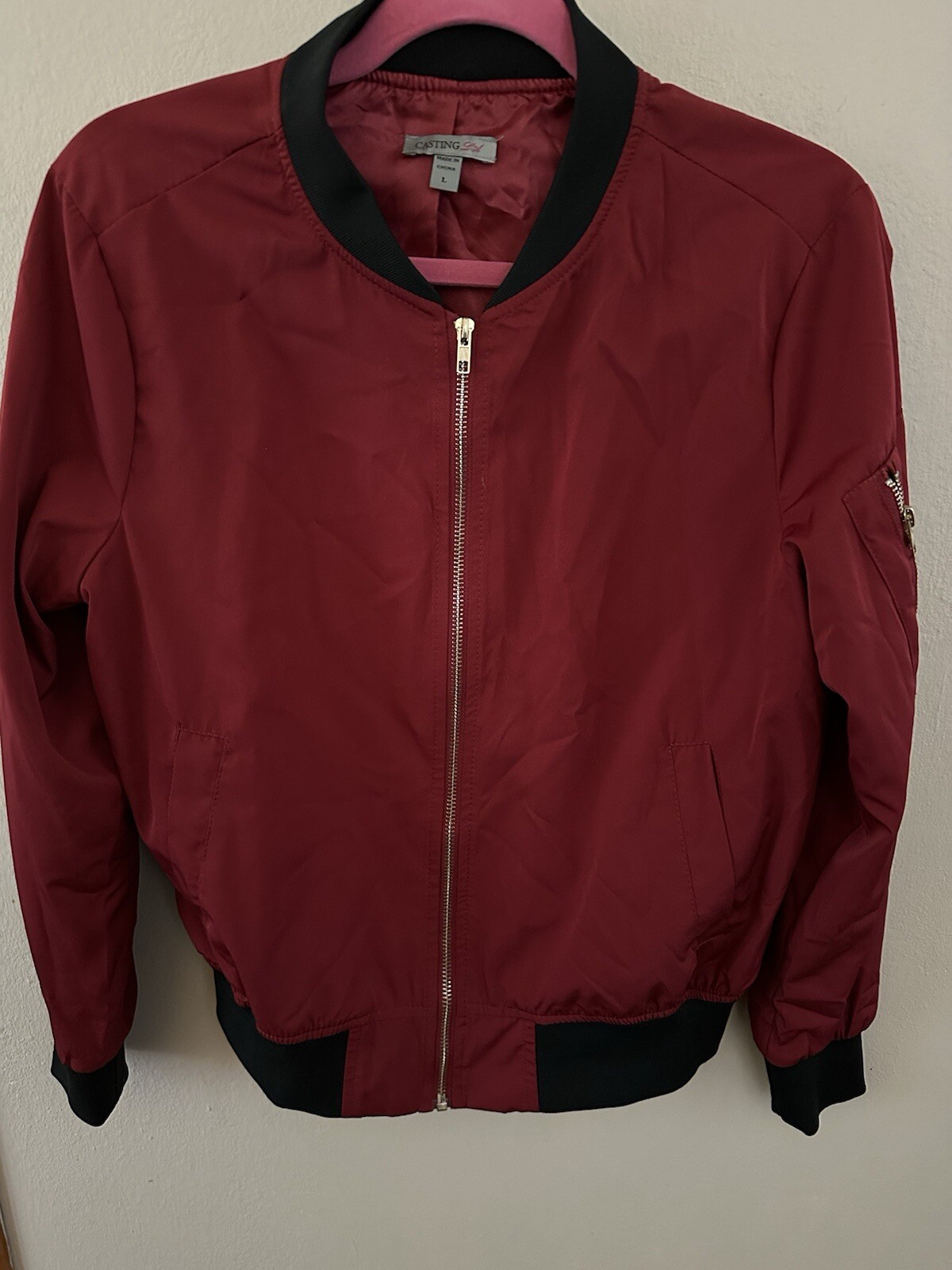 Casting LA jacket Bomber Size Large - image 1