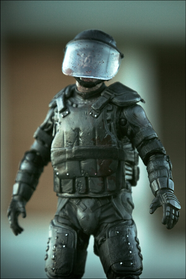 McFarlaneToys The Walking Dead Riot Gear Zombie 5