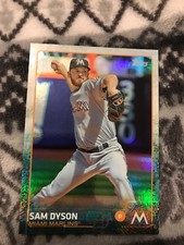 2015 Topps Update Rainbow Foil US40 SAM DYSON MIAMI MARLINS