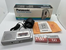 Panasonic RN-130 Hand-Held Microcassette Recorder 2 Speed W/adapter-Tested