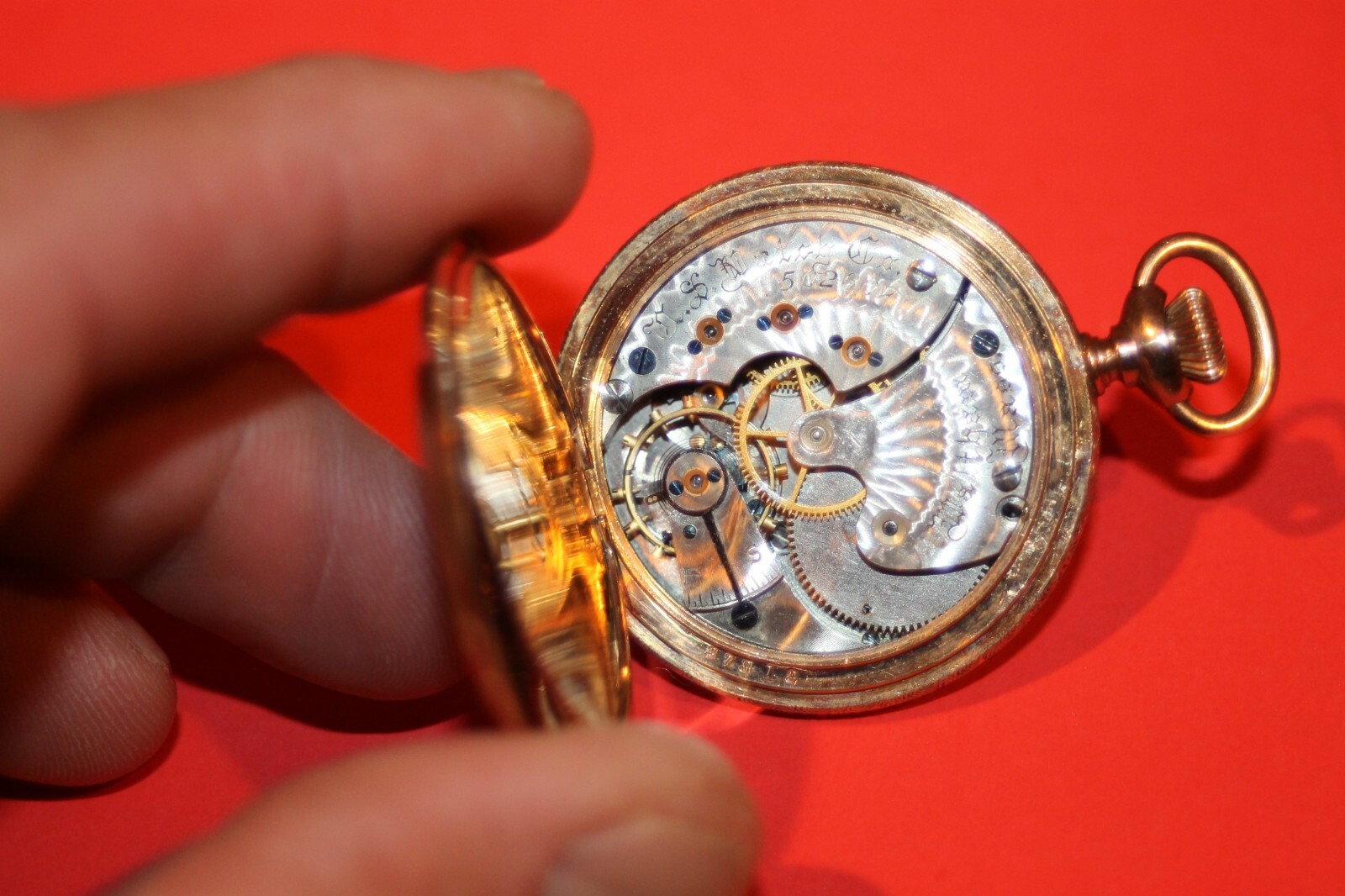 U.S. Watch Co. (Waltham, Mass) Grade 62 Pocket Watch image 1