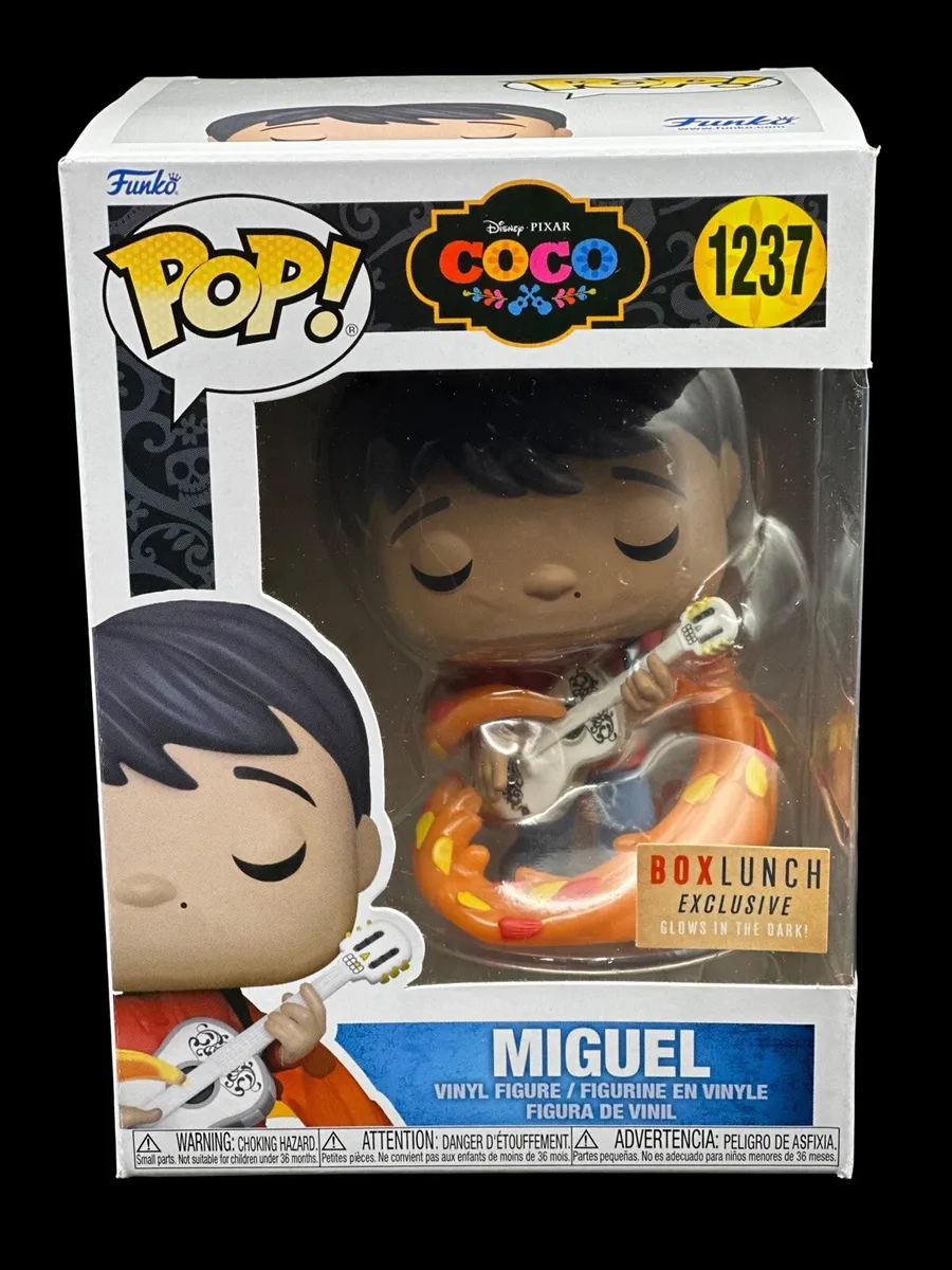 Funko Pop! Coco Miguel with Guitar GITD Box Lunch Exclusive w/Pop Protector