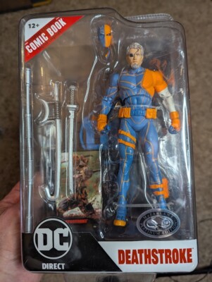 McFarlane DC Direct Page Punchers Deathstroke Rebirth Platinum Edition NEW 2024