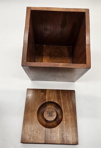 Vintage Retro Mid Century Modern Teak Holz 4 Stück Kanister Set Milbern Taiwan - Bild 21 von 24