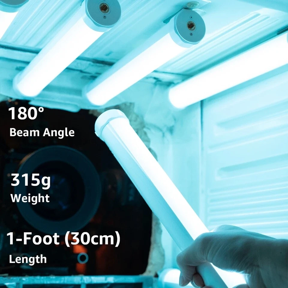 Aputure Amaran PT1C PT2C PT4C RGBWW Pixel Led Tube Light Photography Light Lamp - Image 3 of 4