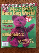 Mary Beth's Bean Bag World Monthly  TY Beanie Babies Magazine  December 1999