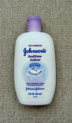 Original Johnsons bedtime baby lotion natural calm (1 bottle) Discontinued New