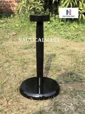 Wooden Helmet Stand Solid Medieval Roman Viking Helmet Display Stand