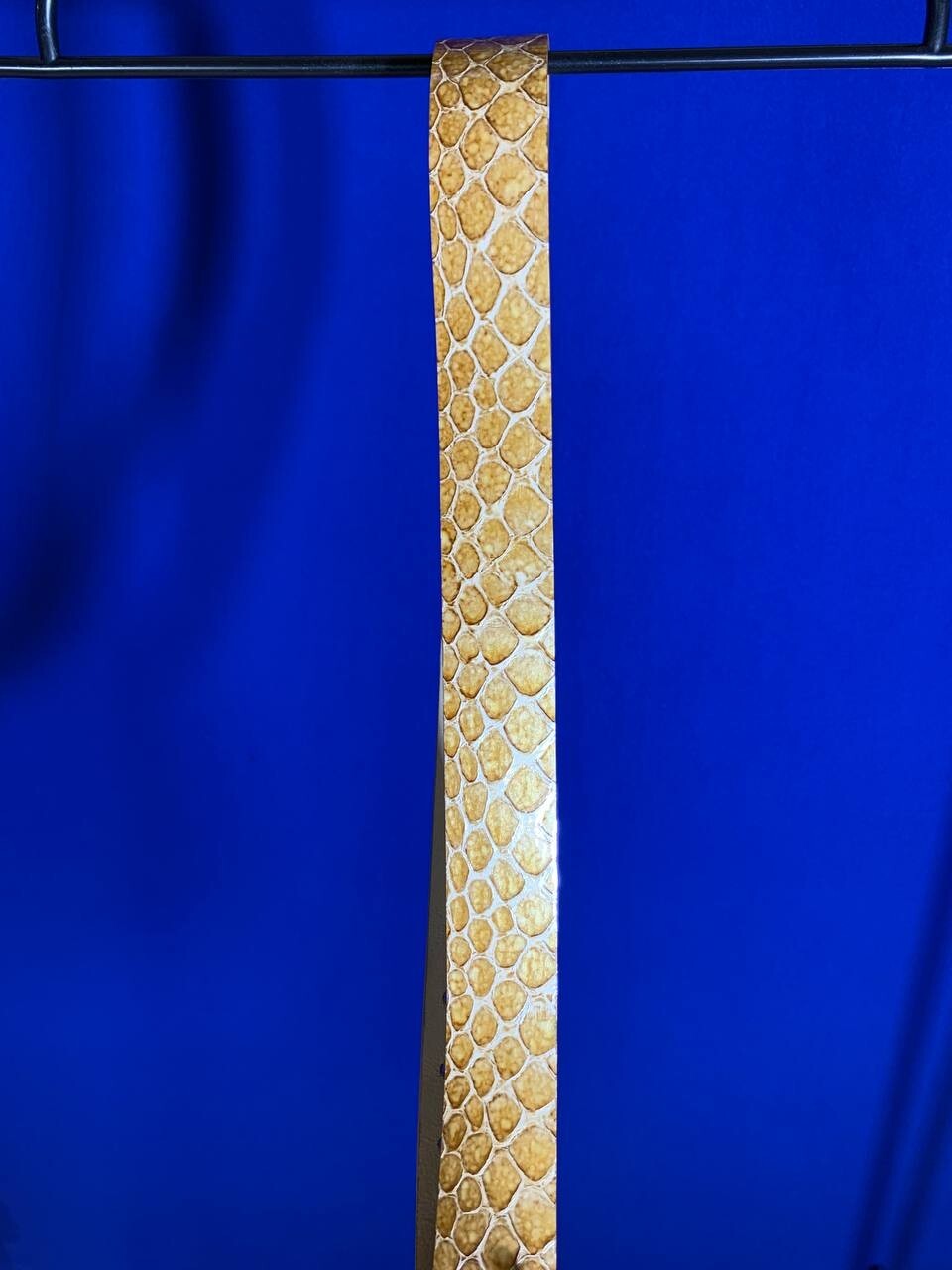 Roberto Cavalli yellow python effect leather belt… - image 5