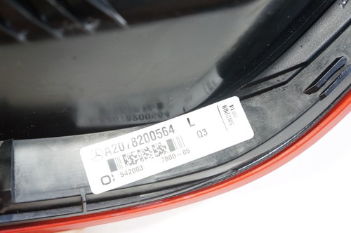 10-13 Mercedes W207 E350 Rear Left Driver Side Taillight Tail Light Lamp LED OEM - Picture 9 of 13