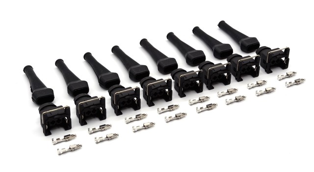 8x Einspritzdüse Stecker Gehäuse passend für Bosch EV1 - 037906240 1287013003