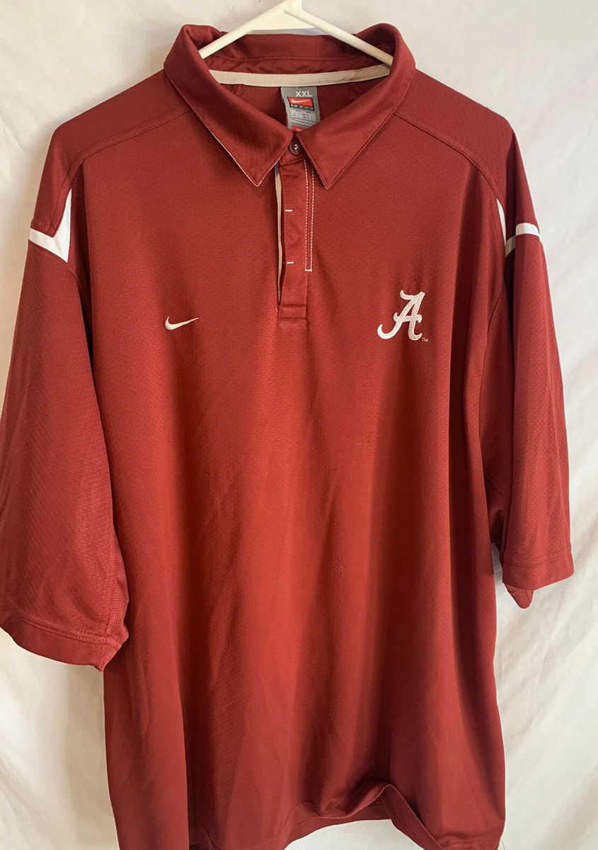 Nike dri fit 2025 alabama polo shirts