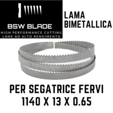 Lama a nastro 1140x13x0.65 per segatrici FERVI N180 N181