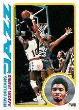 Aaron James 1978-79 Topps #52 New Orleans Jazz