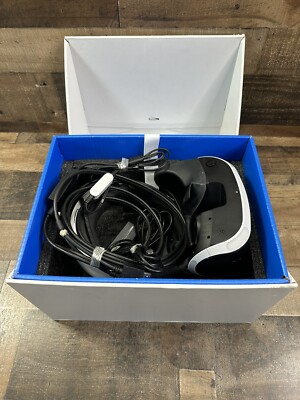 Sony PlayStation VR PS4 Head Set With Wiring Connection 2 To 5 Working