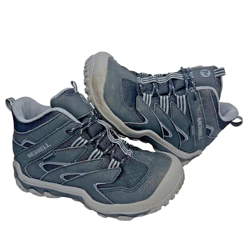 Merrell Jungen Größe 13,5 M-Cham 7 ACS M wasserdicht hohe Wanderschuhe schwarz