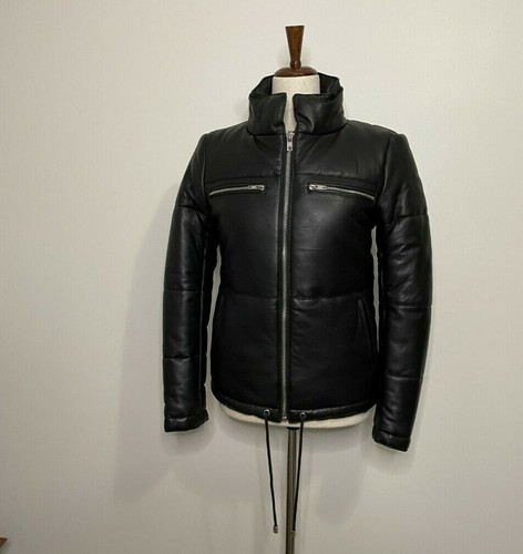 Walter Baker Jackets \u0026 Coats | Walter Baker Leather Puffer Jacket | Color: Black | Size: M | Pm-91899373's Closet