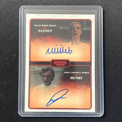 🎮2023 TOPPS ZEROCOOL STRANGER THINGS SEASON 4 DUAL AUTO ELEVEN & HENRY