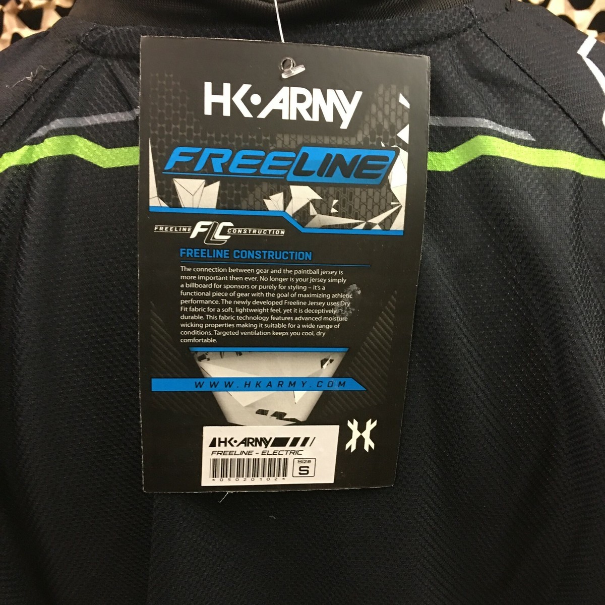 Maillot de paintball NEUF EXTRA LARGE HK Army Freeline