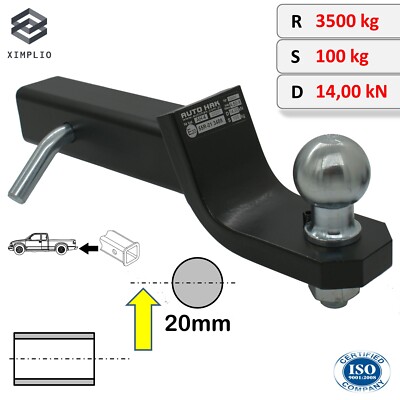 US-Adapter Anhängerkupplung 51x51mm (+20mm) für Infiniti JX ab 2012