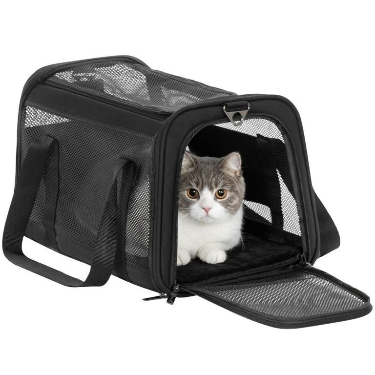 Petsfit Airline Approved Collapsible Soft-Sided Pet Carrier for Dogs and Cats