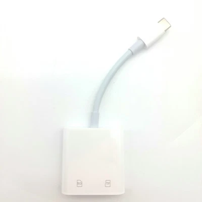 USB-C to SD / Micro SD Card Camera Reader for Apple or Samsung - Image 1 of 4