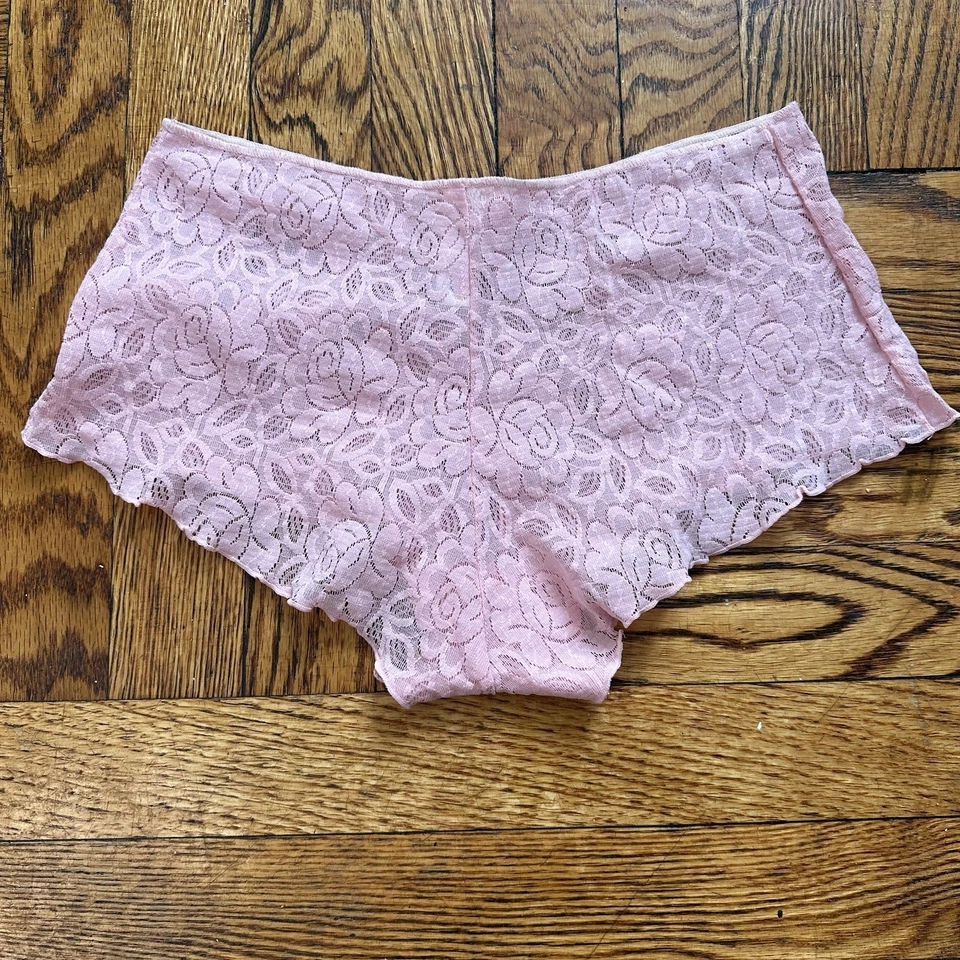 Bragas coqueta de encaje floral Maidenform de colección grandes rosa nailon elástico Foto 4 de 4