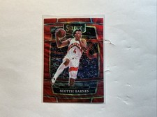 2021-22 Panini Select - Concourse Scottie Barnes #74 Red Wave Prizm (RC)