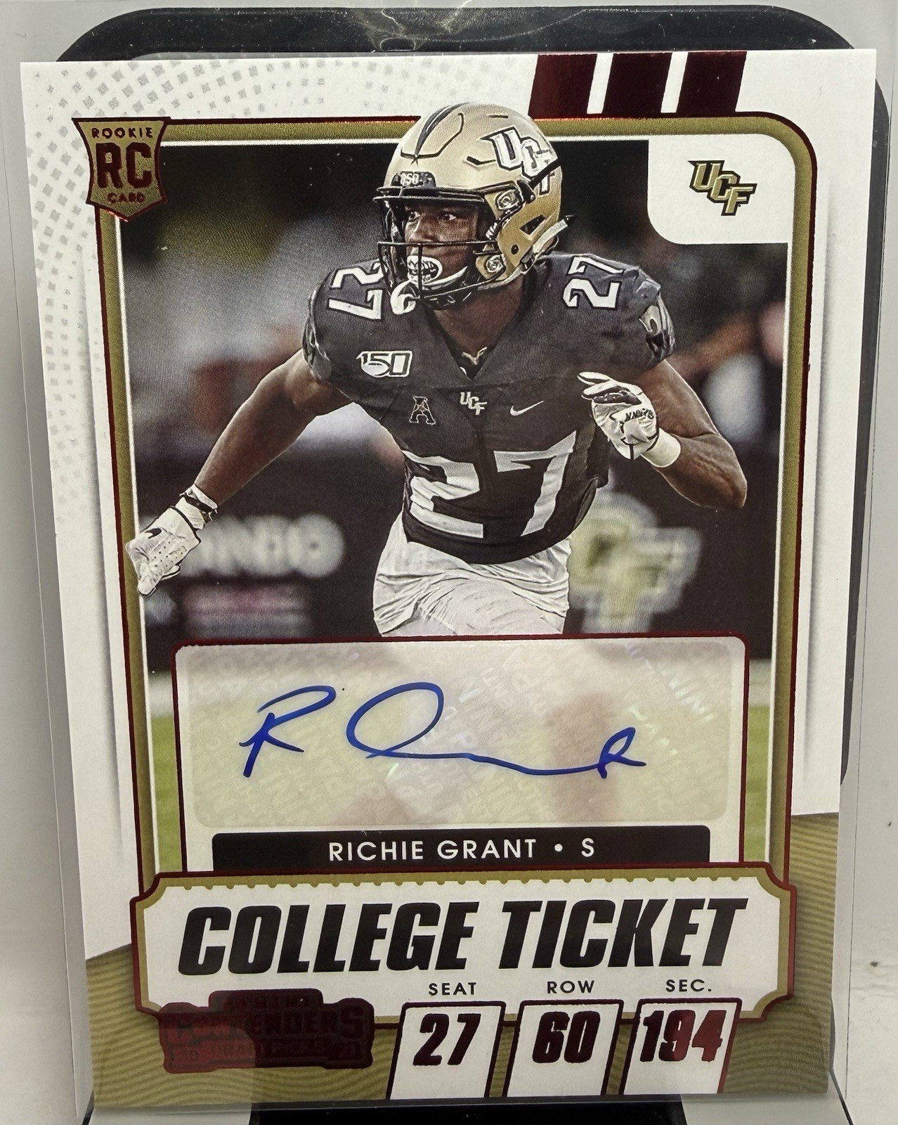 Richie Grant Panini Contenders Draft Picks #288 Autograph