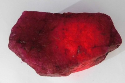 786 Ct NATURAL Red RUBY Huge Rough Earth Mined CERTIFIED Loose Gemstone