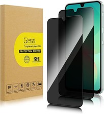 2 Pack Tempered Glass Privacy Screen Protector Anti-Spy for Samsung Galaxy A26 5
