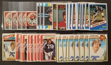 Lot of 44 Assorted GEORGE KUNZ Football Cards 1972-1979 7xPB FB4009