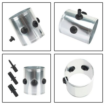 Direct Mounting Point 3 Zoll Aluminiumrohr 6061 Legierungsrohr 3,5 Zoll L?nge