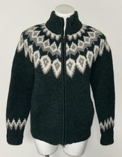 LL. Bean 100 Lambswool Full Zip Sweater Women  s Size M