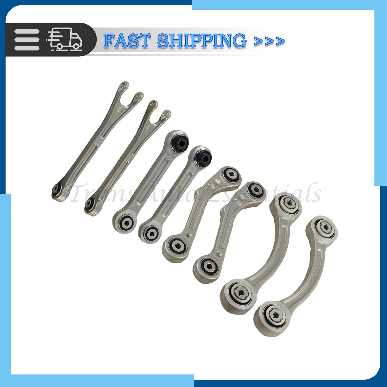 8PCS Rear Suspension Control Arm Set For Maserati Ghibli Quattroporte 14-16