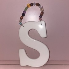 Ceramic Letter S Wall Decore