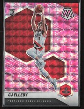 CJ Elleby 2020-21 Panini Mosaic #232 Mosaic Camo Pink Portland Trail Blazers