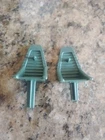 VINTAGE HASBRO 1985 G.I JOE ACCESSORY USS FLAGG AIRCRAFT CREWMEN CHAIR LOT OF 2