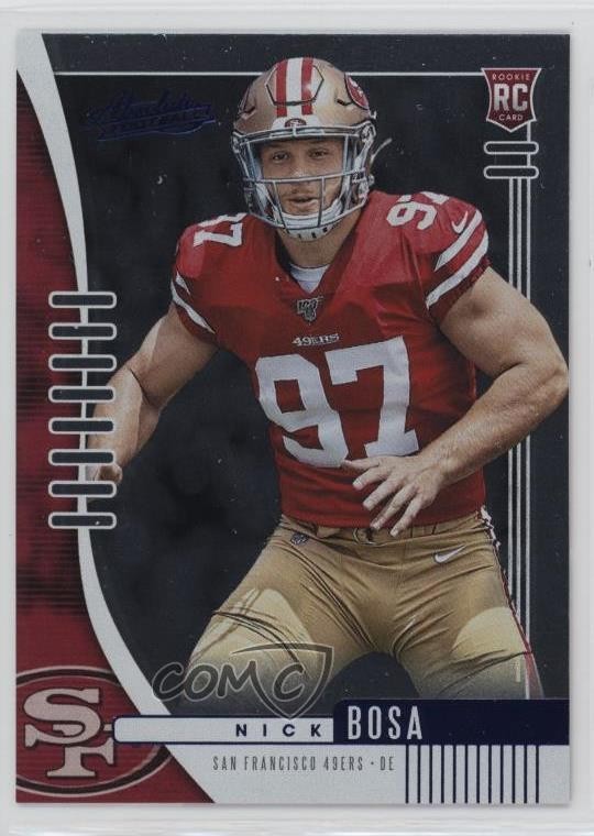 2019 Panini Absolute Rookie Nick Bosa #131 17x6