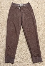 Member  s Mark Men  s Pull On Sheets Lined Jogger Pants Brown Size S