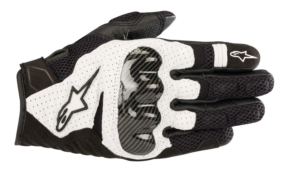 Motorrad Handschuh Alpinestars SMX-1 Air v2 Farbe: Schwarz/Weiß Gr: XL - Bild 1 von 1