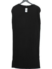 Uniqlo T-Shirt Midi Dress L in Black