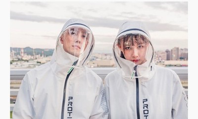 New EVA Air Launches Clothing Line With Built-in Face Shield Size: M or XL